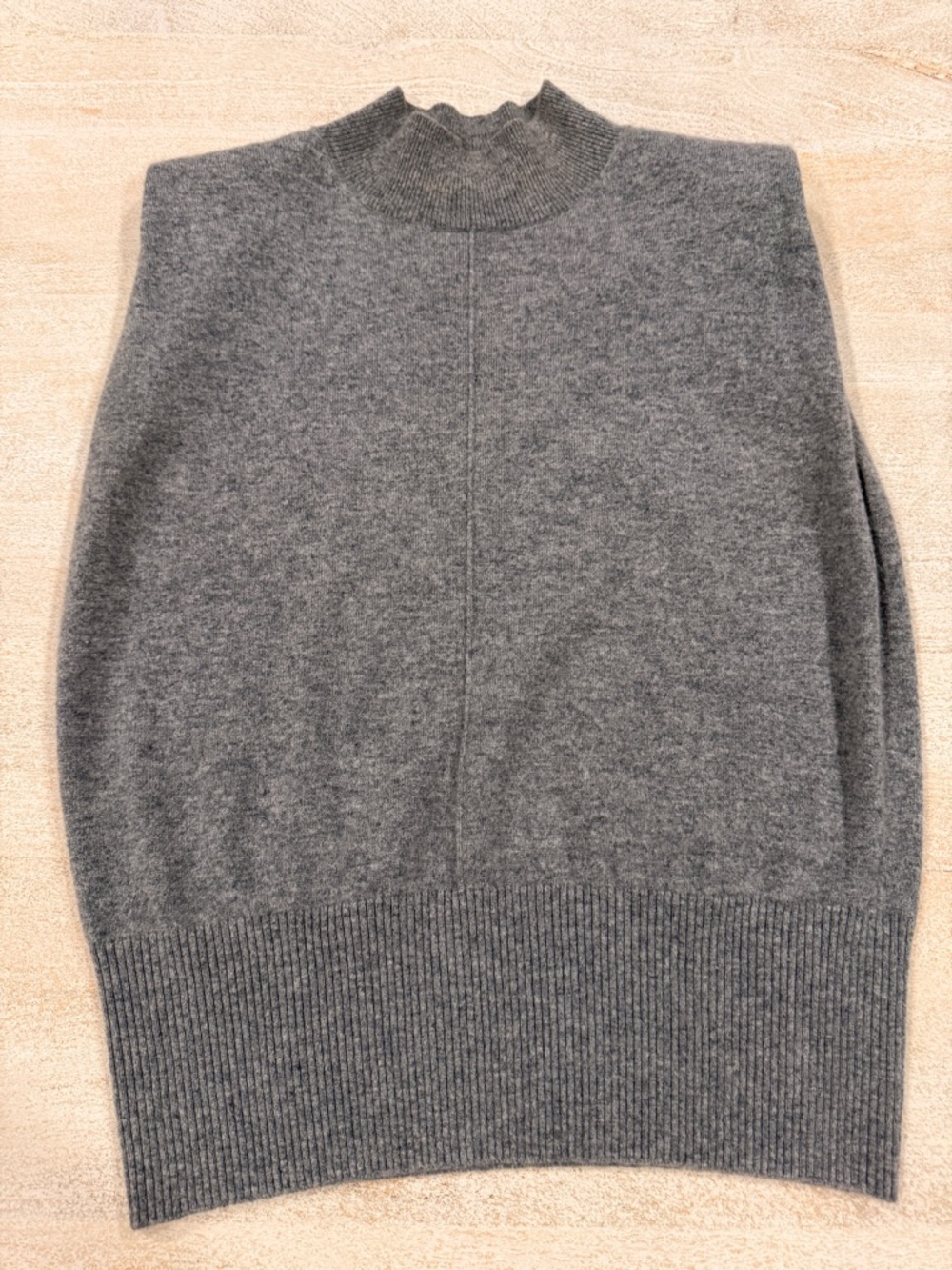 Banana Republic Gray Mock Neck Sweater Vest